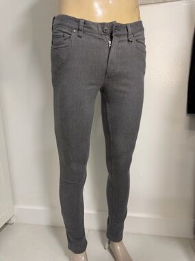 Men's Slim Fit Gray Jeans